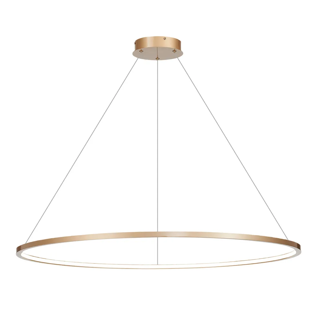 Lustre LED Saturno doré 65W Milagro - IP44, 3500lm, 100x120cm - Moderne