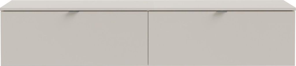 Lowboard >LIBERTAD< Hängeschrank, in sandfarbig - 178,8x37,5x34,8cm (BxHxT)