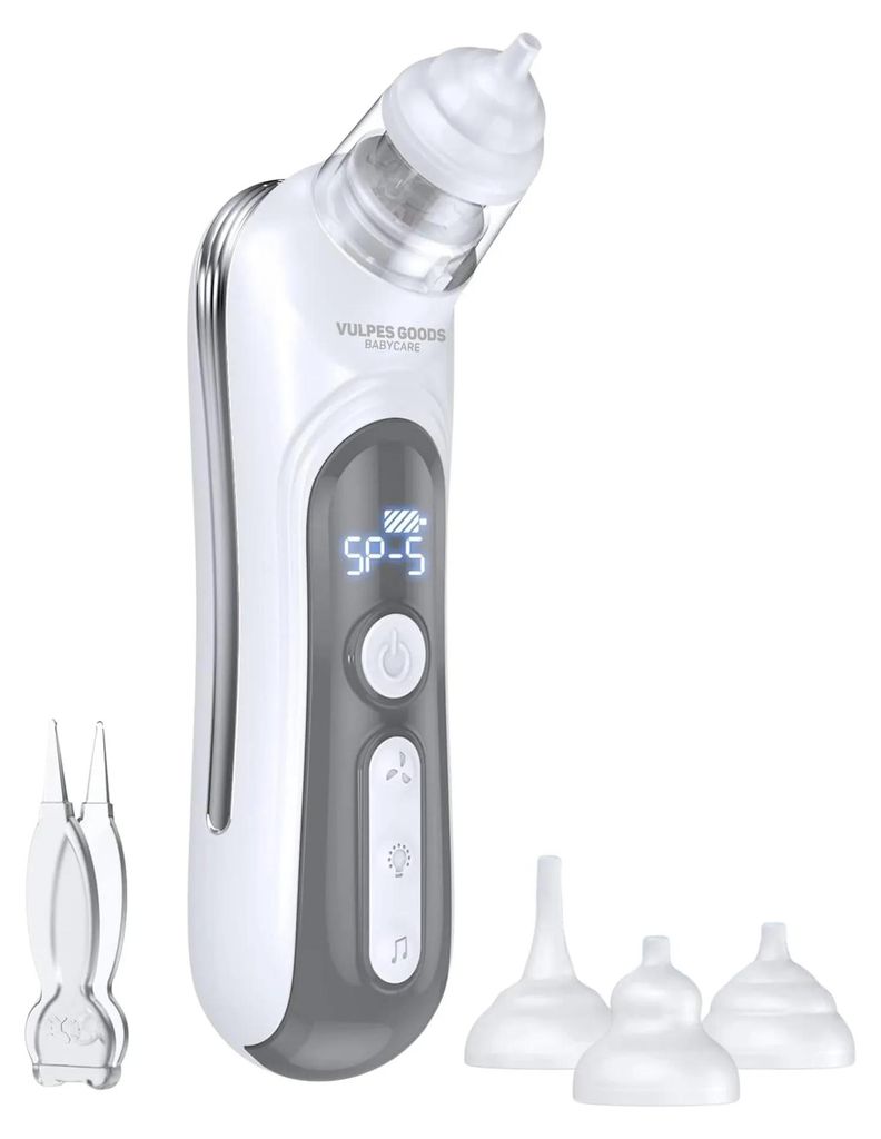 Vulpes Goods Nosní odsávačka Baby Electric, Multi. 2 v 1 Obrázek produktu 
