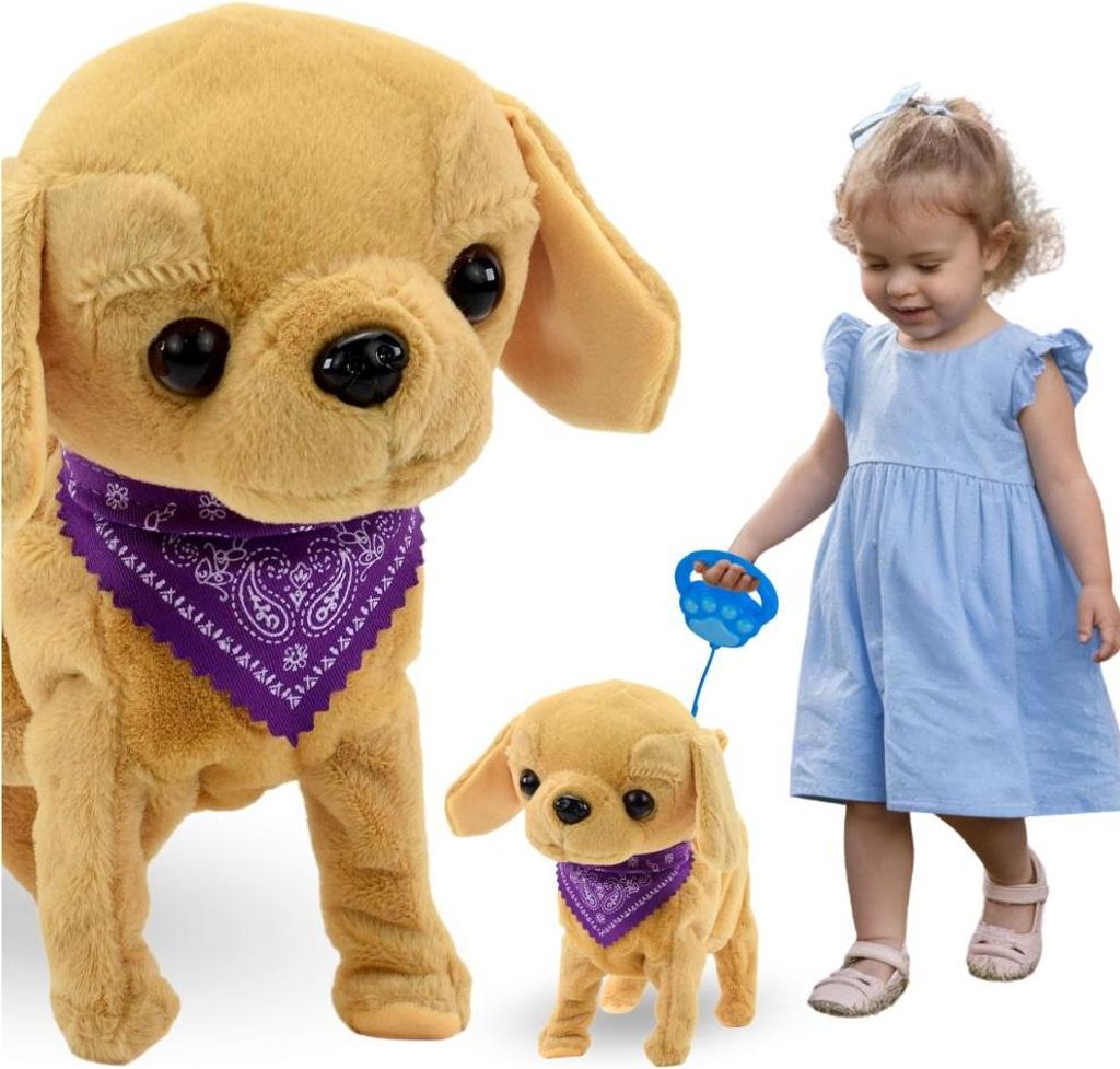 Lolex | Interaktiver Hund - mit Leine - 30 cm - Produktbild 
