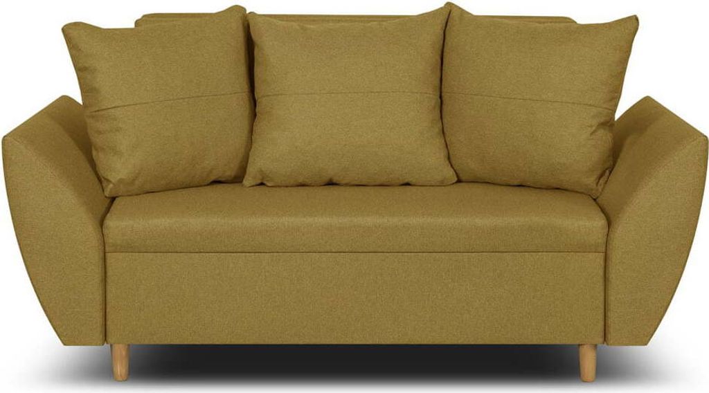 2-Sitzer-Sofa mit Schlaffunktion ALI - Gelb