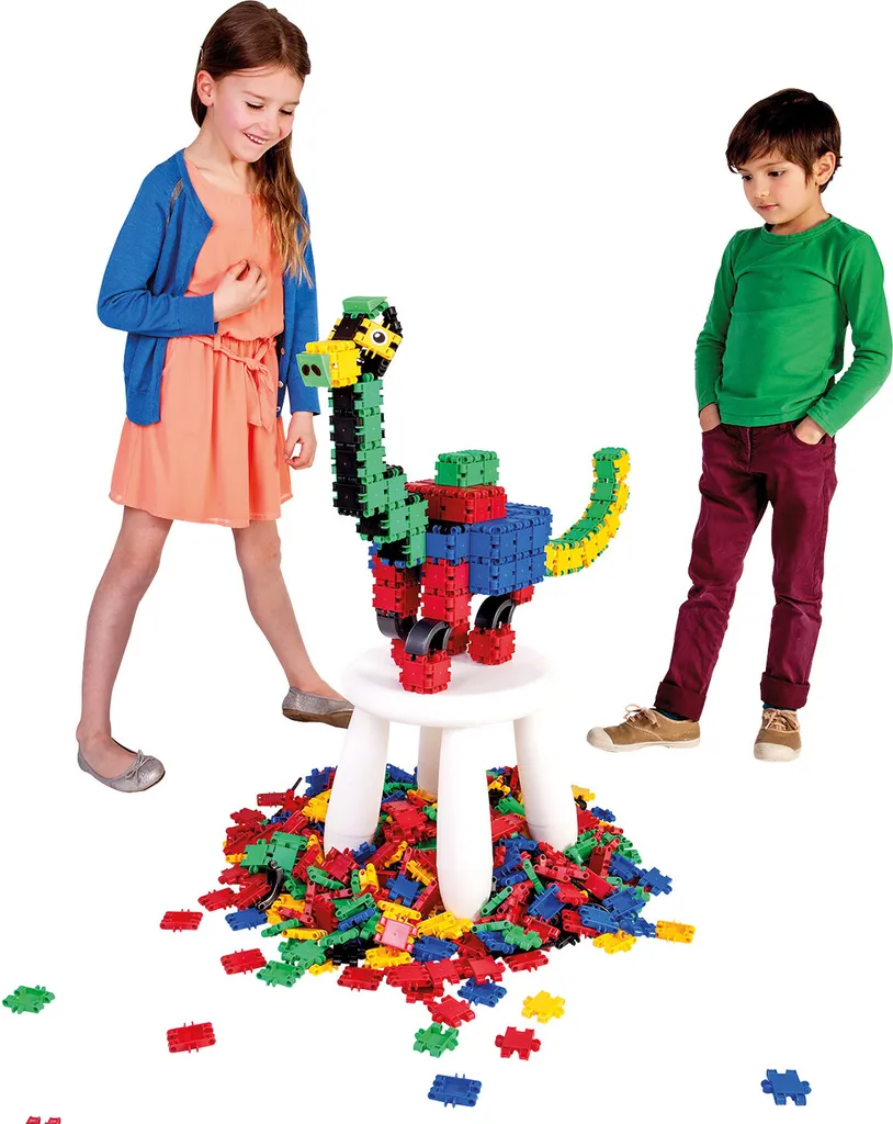 Blocs de construction 25in1 Rollerbox avec boîte de rangement mobile