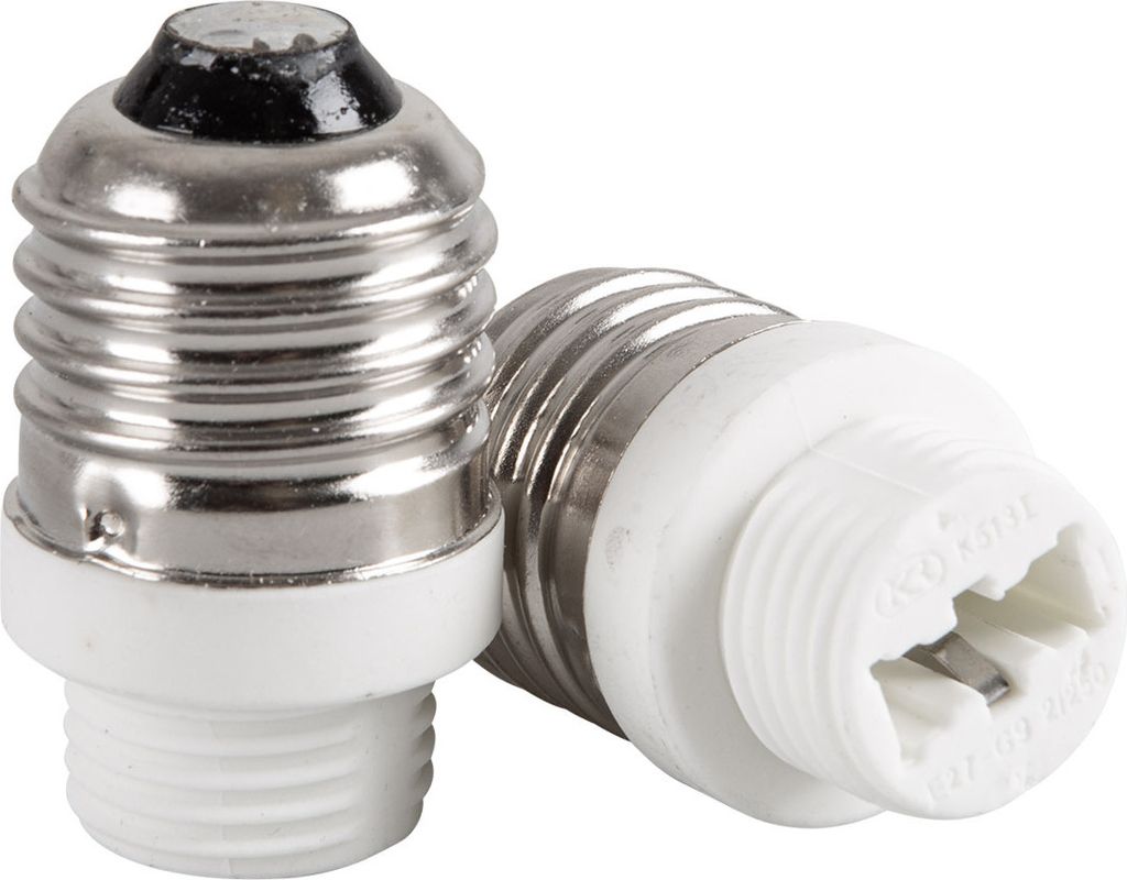 2x Lampensockel Adapter Konverter E27 Fassung auf G9 Sockel Produktbild 