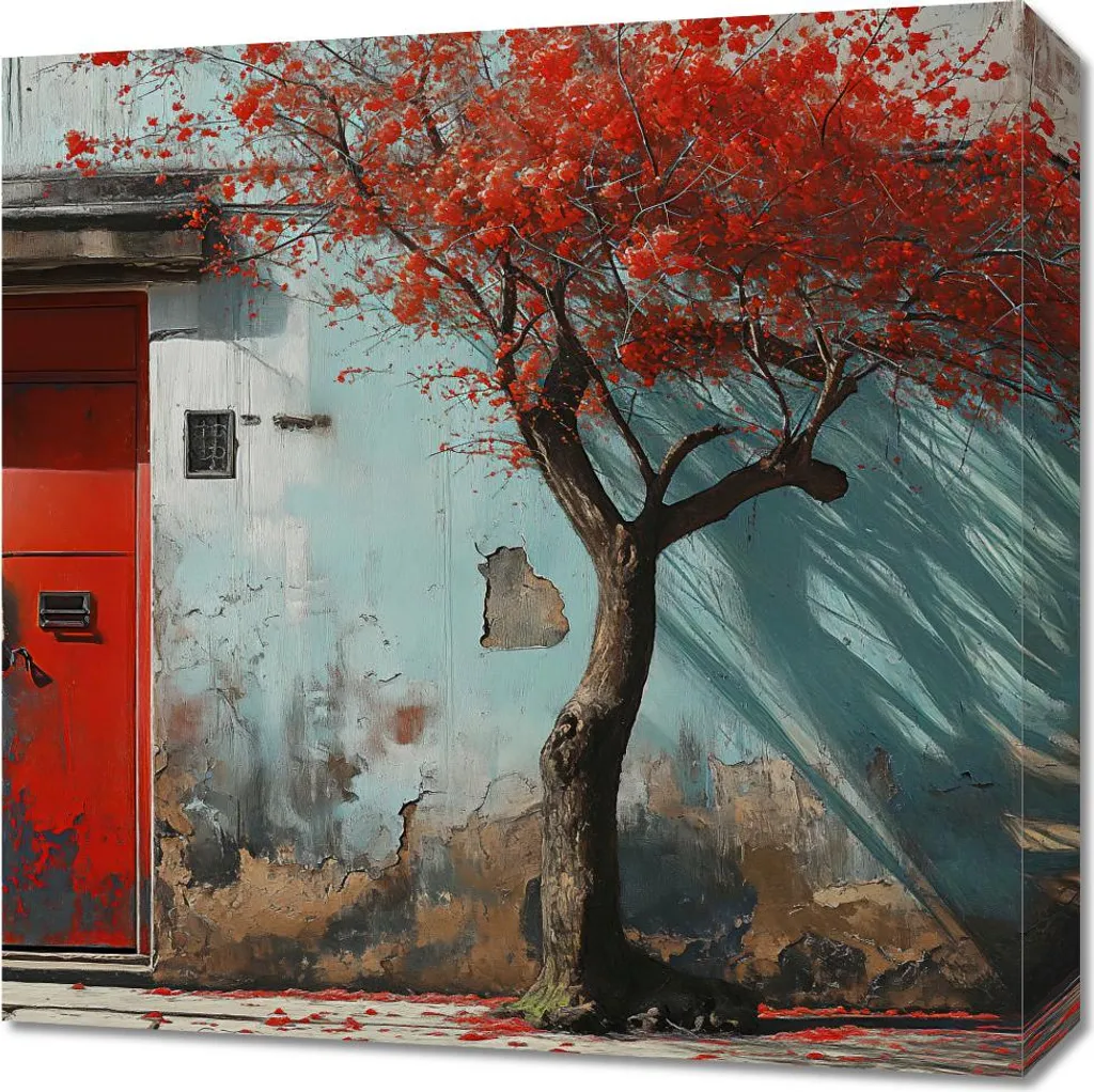 Quadro Decorativo 50x50 Vista sull'Antico - Ideale per Home Staging