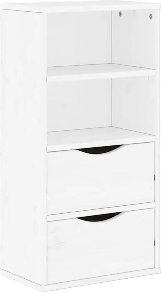 Mobiletto SYFAX ODDA Bianco 40cm | Armadietto Stretto Design Scandinavo