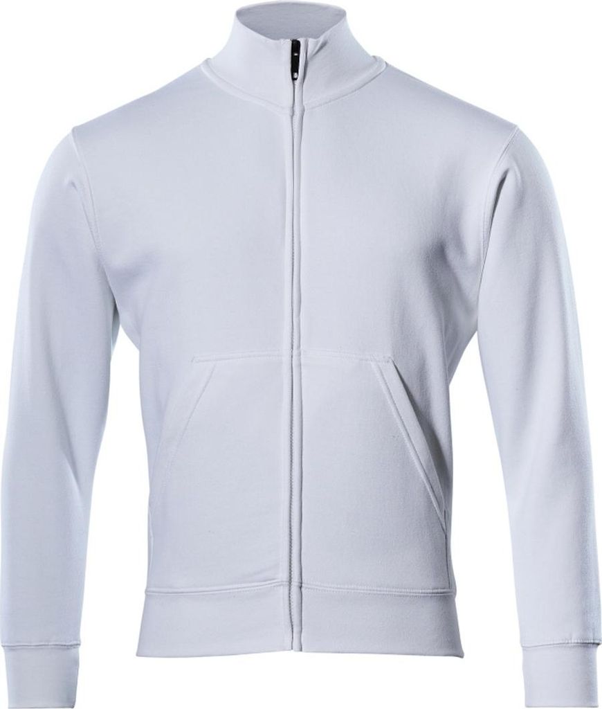 MASCOT Lavit Sweatshirt mit Reißverschluss Größe 3XL, weiss | Packung (1 Stück)