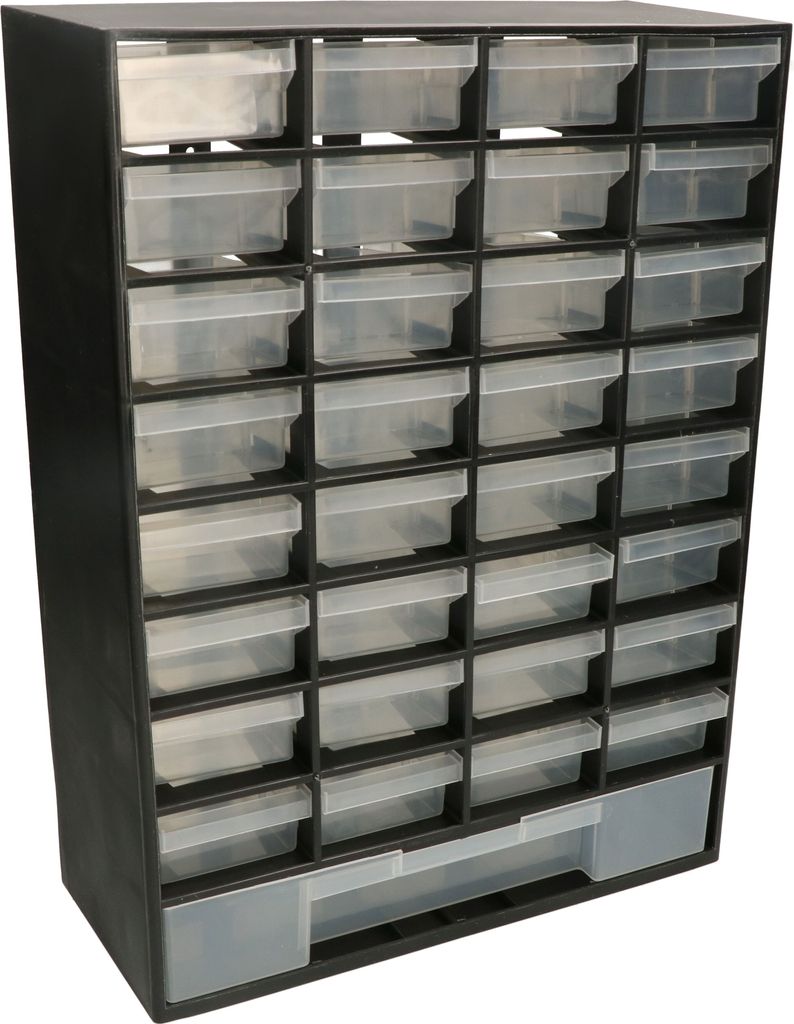 KOTARBAU Werkstatt-Aufbewahrungsbox mit 33 Schubfächern 55S 2M Modul