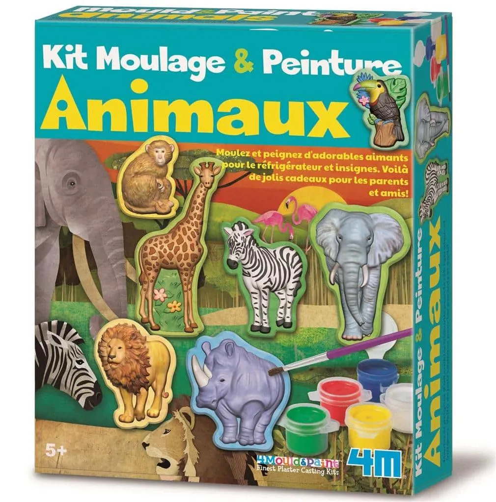 Kit Complet Pour And Paint Safari 4M avec Moules et Peinture Française