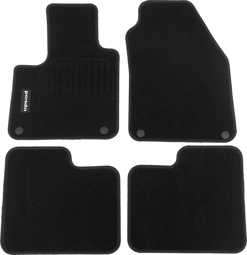 Fußmattensatz 4 teilig Velour schwarz Fiat Panda Typ 312 ab Bj. 2016 71808114