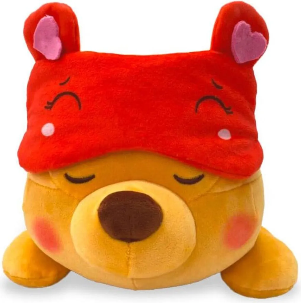 Peluche Winnie l'Ourson 40 cm Disney Snuglets : Douceur Anti-Cauchemars