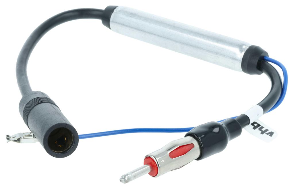 vhbw Antennenadapter von DIN (m) auf DIN (f) für Fahrzeugen Produktbild 