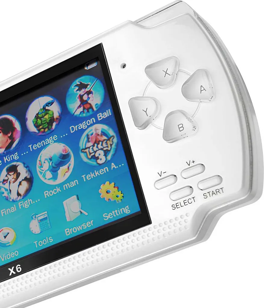 TechKidz Console Portatile Bianca: l'Intrattenimento da Viaggio 4.3" - 3