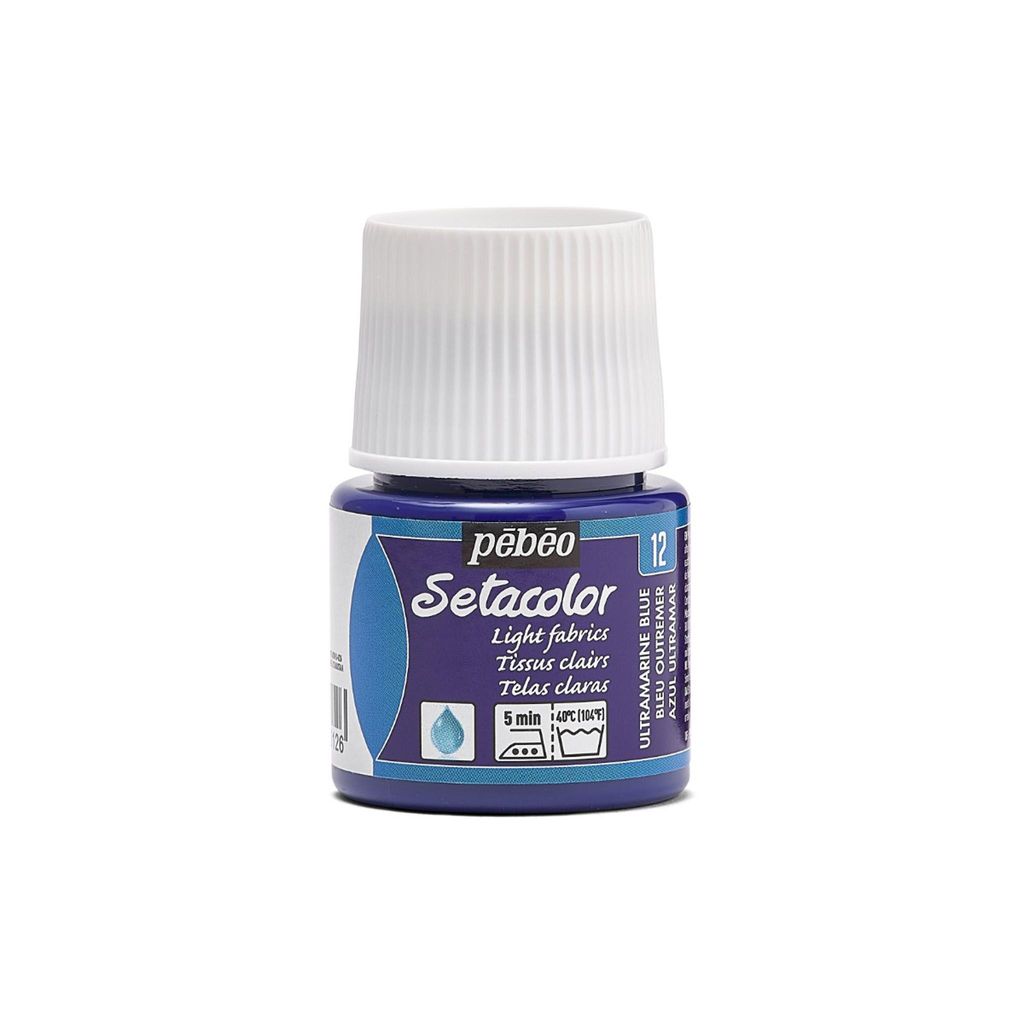 Pebeo Setacolor für helle Stoffe, 45 ml, Ultramarinblau