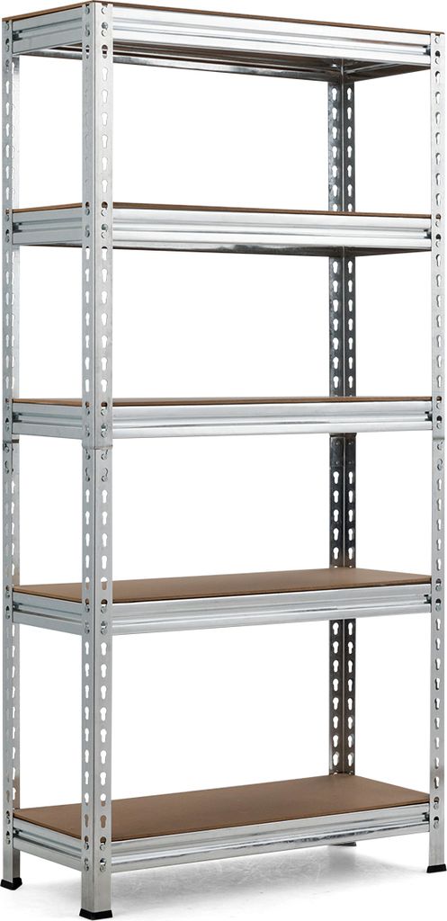 COSTWAY Lagerregal mit 5 verstellbare Ablagen, Produktbild 