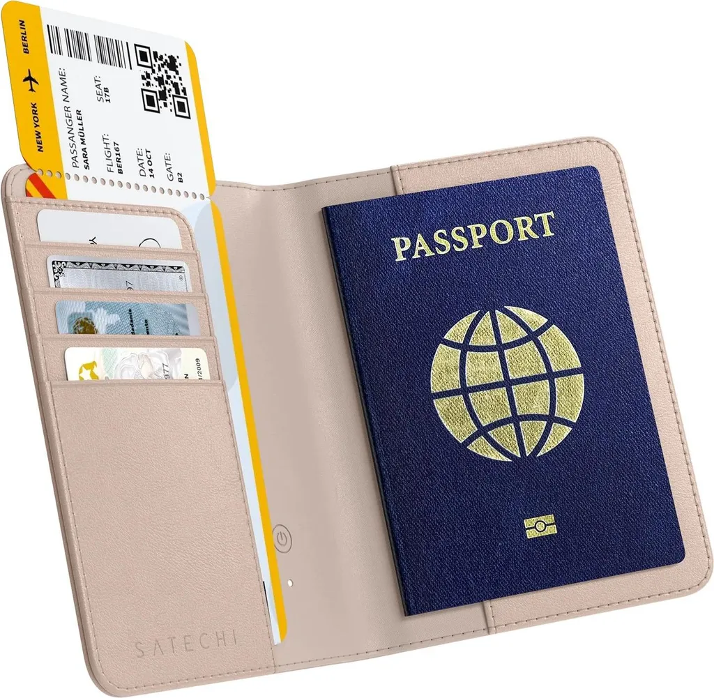 Satechi FindAll Custodia Passaporto RFID Rosa: Viaggia Organizzato - 2