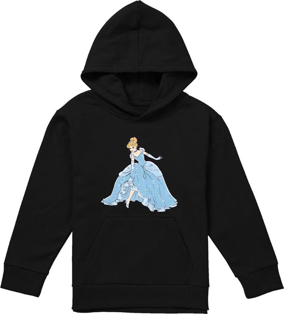 Cinderella - Kapuzenpullover für Kinder TV22228 (116) (Schwarz)
