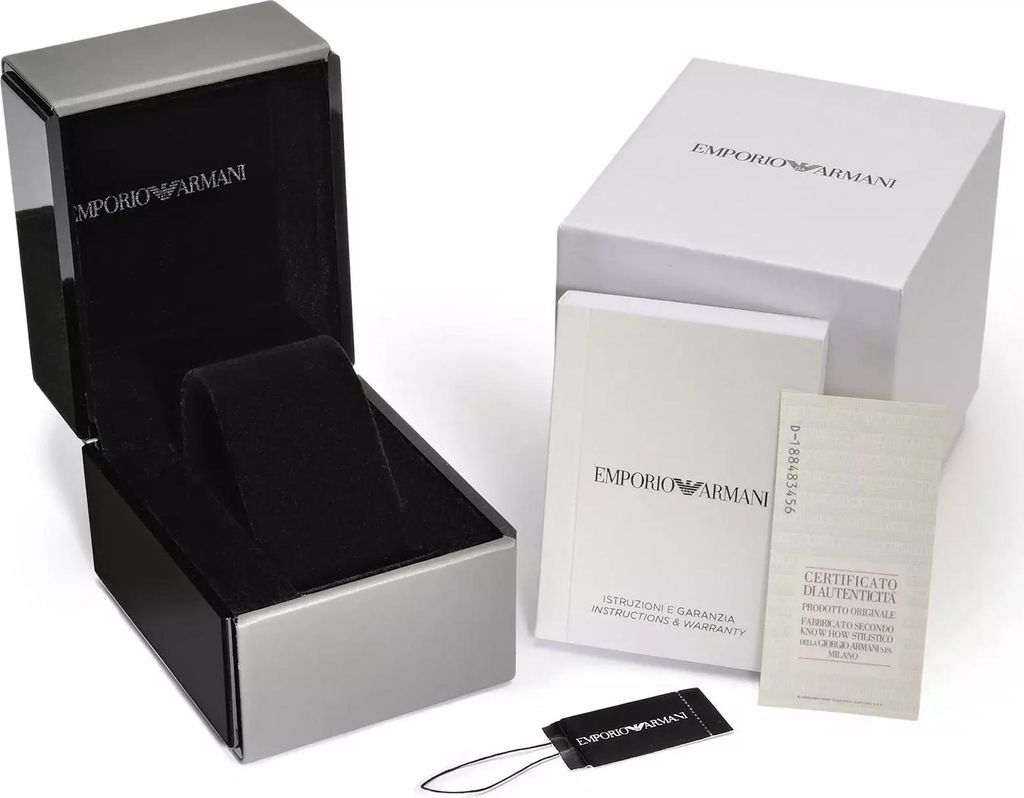 Emporio Armani Pánské analogové hodinky Nallu stříbrná Obrázek produktu 