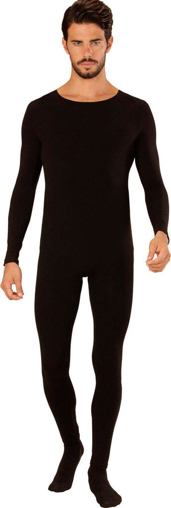 Ganzkörper Body in schwarz mit Ärmeln - Bodysuit Herren Produktbild 