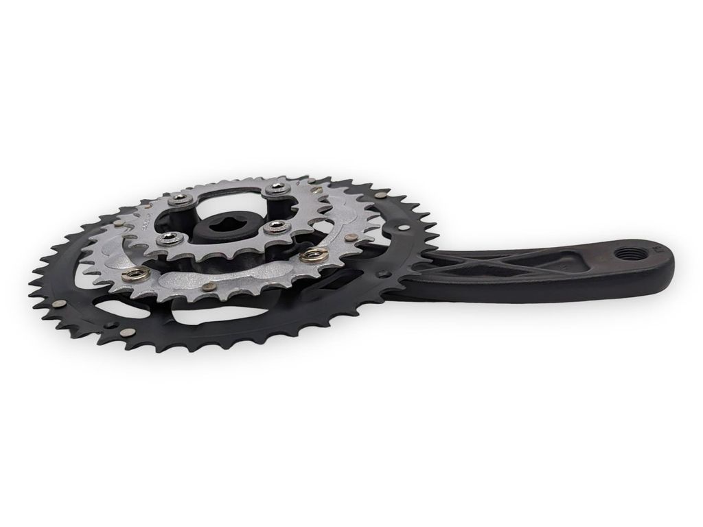 Pédalier Shimano FC-M361 Triple – 28/38/48T Ou 22/32/42T – Carré – Argent
