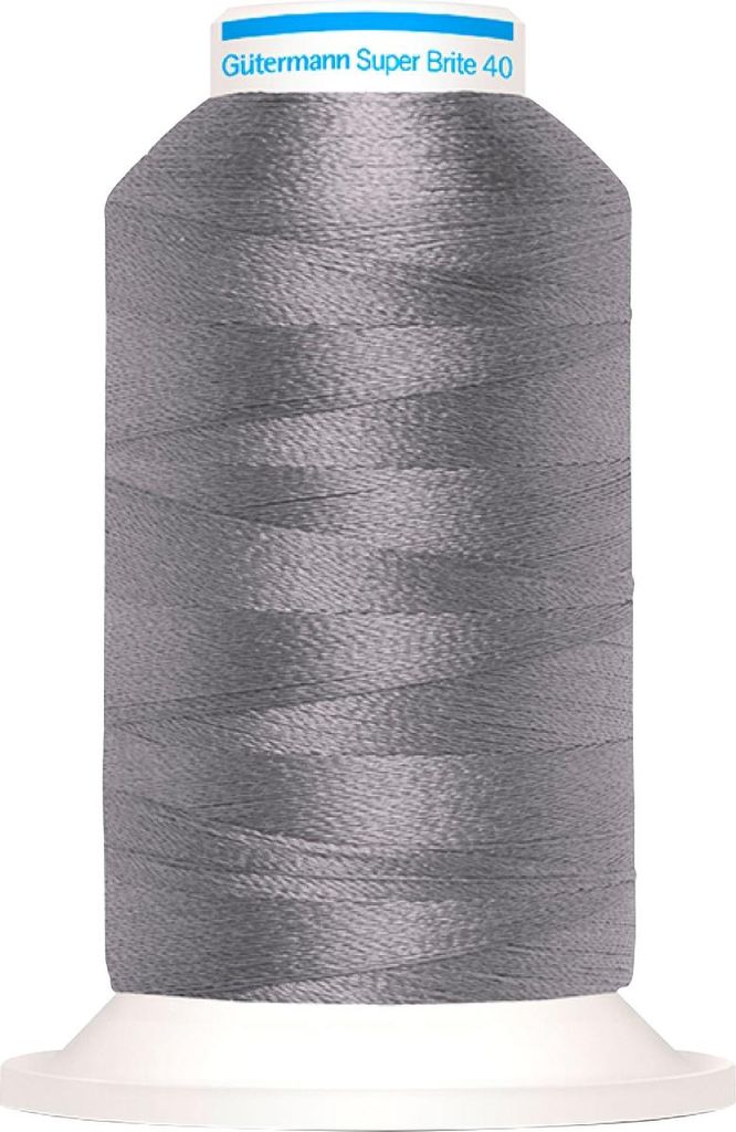 Gütermann creativ Super Brite Maschinenstickfaden 1000 m 9096 Grau
