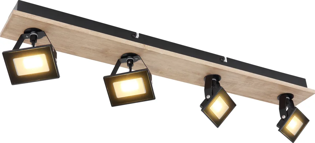 Illuminez votre Bureau ou Salon avec ce Projecteur 4 LED Noir Mat Design