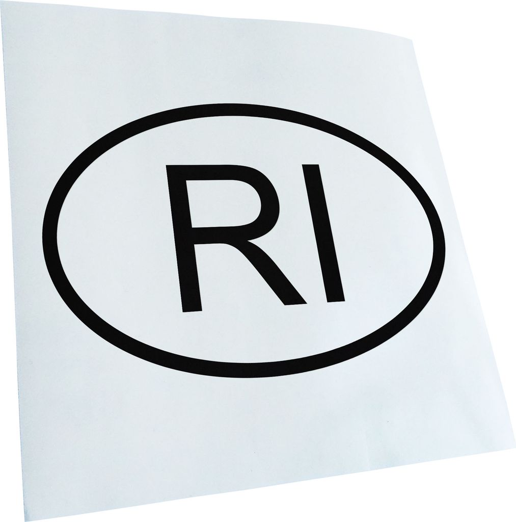 Kiwistar - Autoaufkleber - Indonesien RI Heckscheibe - Aufkleber für Auto Kfz Fahrrad, LKW, Truck Mofa