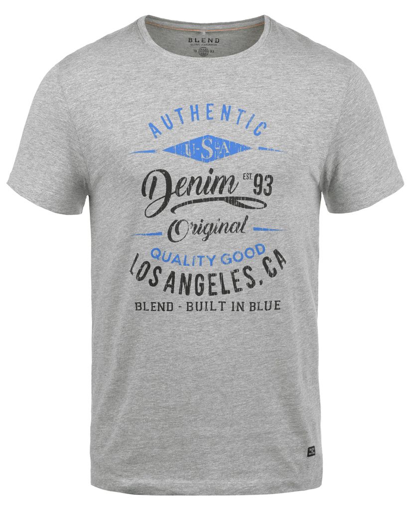 BLEND BHDoppler Herren T-Shirt Kurzarm Shirt mit Print  Produktbild 