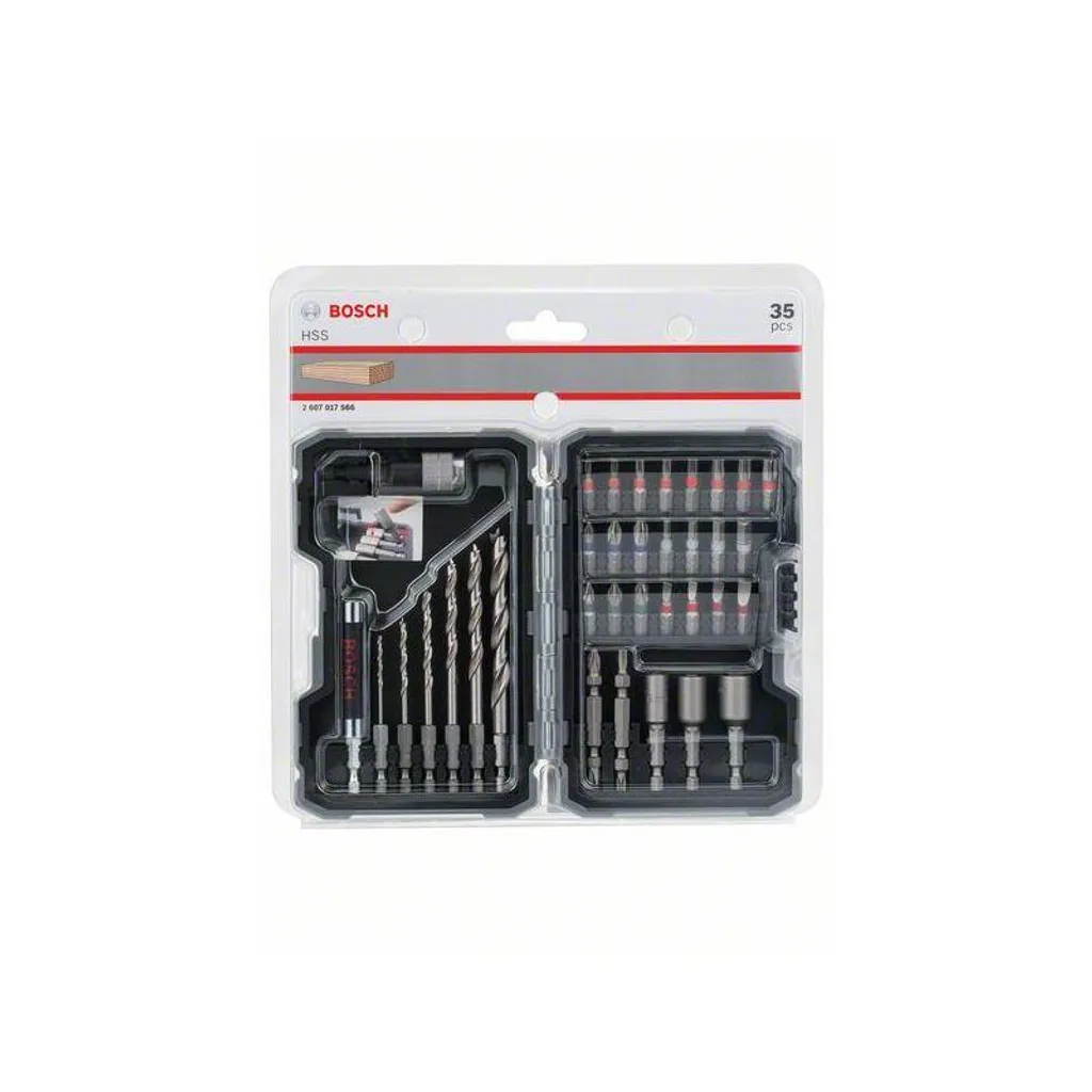 Set Bosch 35 Pezzi Foratura e Avvitamento Legno: Qualità Professionale - 2