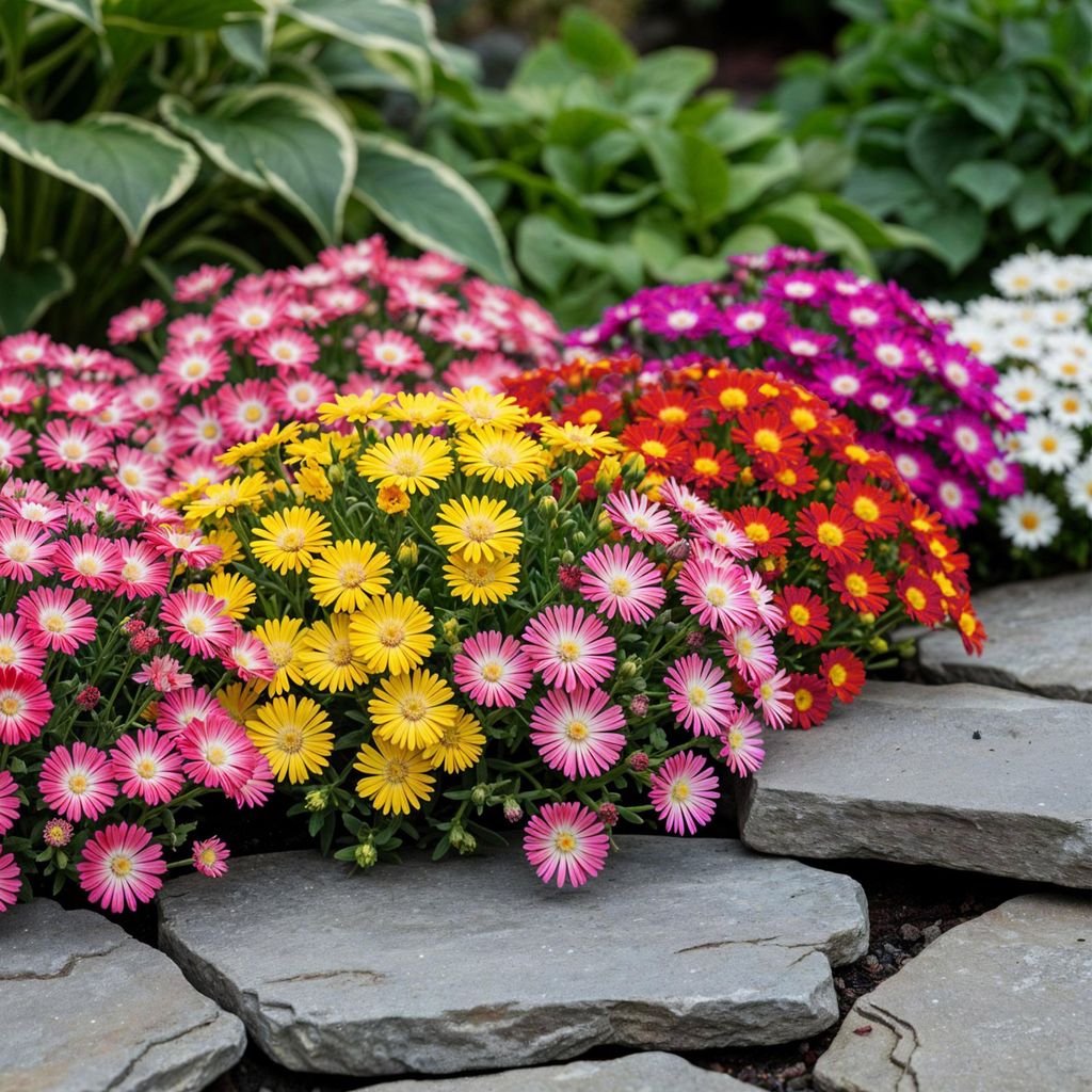 Exotenherz, plante couvre-sol - Mélange de Delosperma - Image du produit 