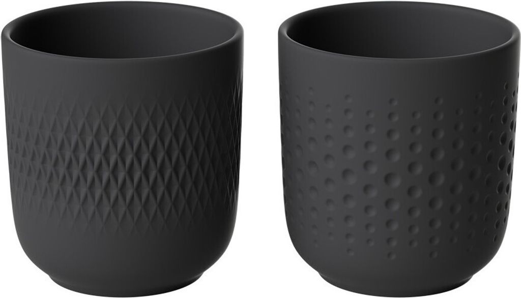 Villeroy & Boch Becher-Set MANUFACTURE  schwarz Produktbild 