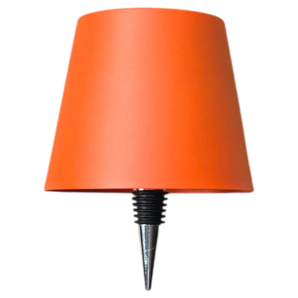 Lampada Bottiglia Warmpi Metallo Arancione - Design Ricaricabile IP54