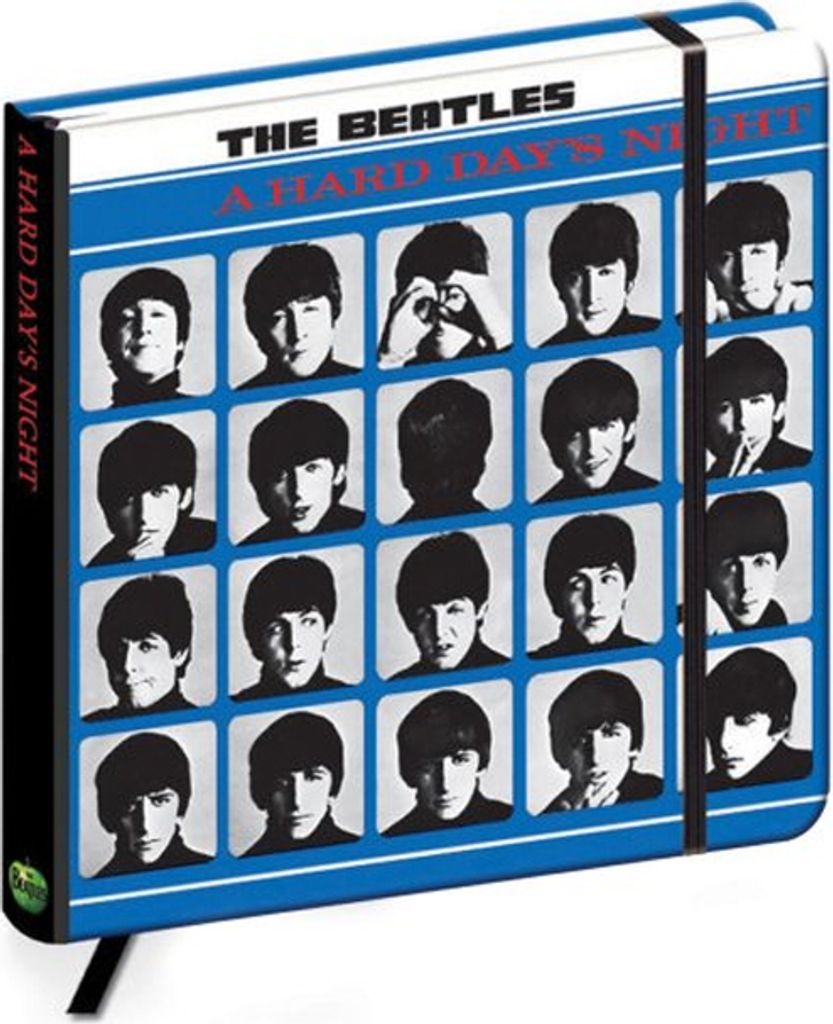 The Beatles - Notizbuch "A Hard Day ́s Night", Hardcover RO8944 (Einheitsgröße) (Blau/Schwarz/Weiß)