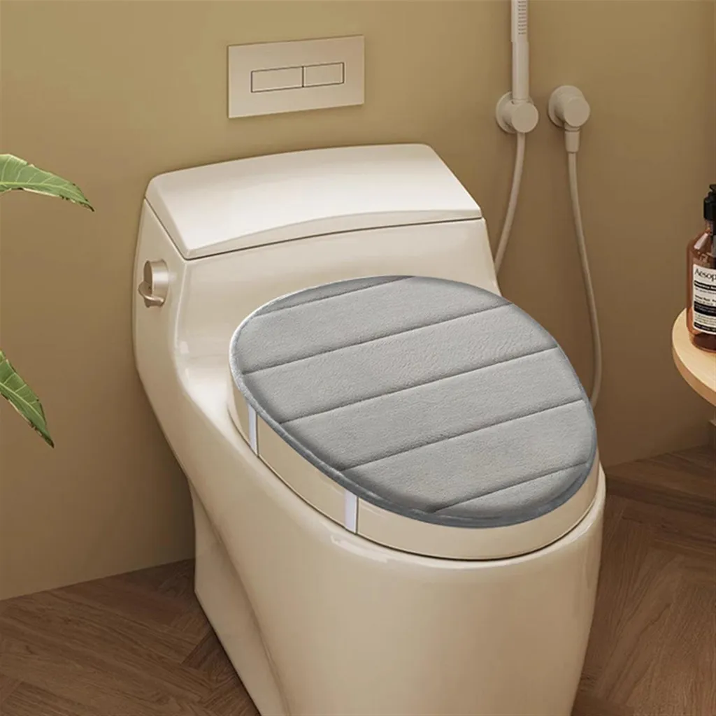Set 5 Tappeti Bagno Grigio: Relax e Sicurezza con Microfibra Soft - 6