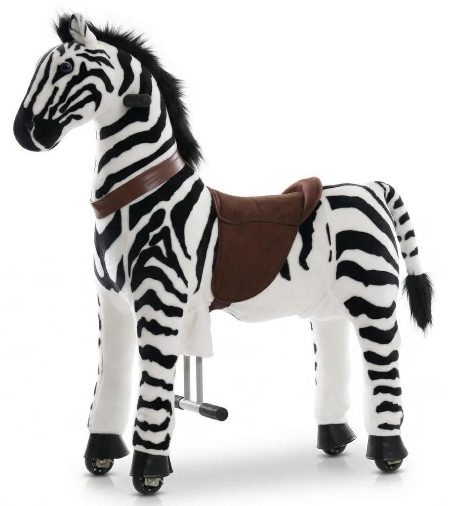 VROOOMY Mechaniczny konik do ujeżdżania / zebra (6–9 lat) – Zdjęcie produktu 