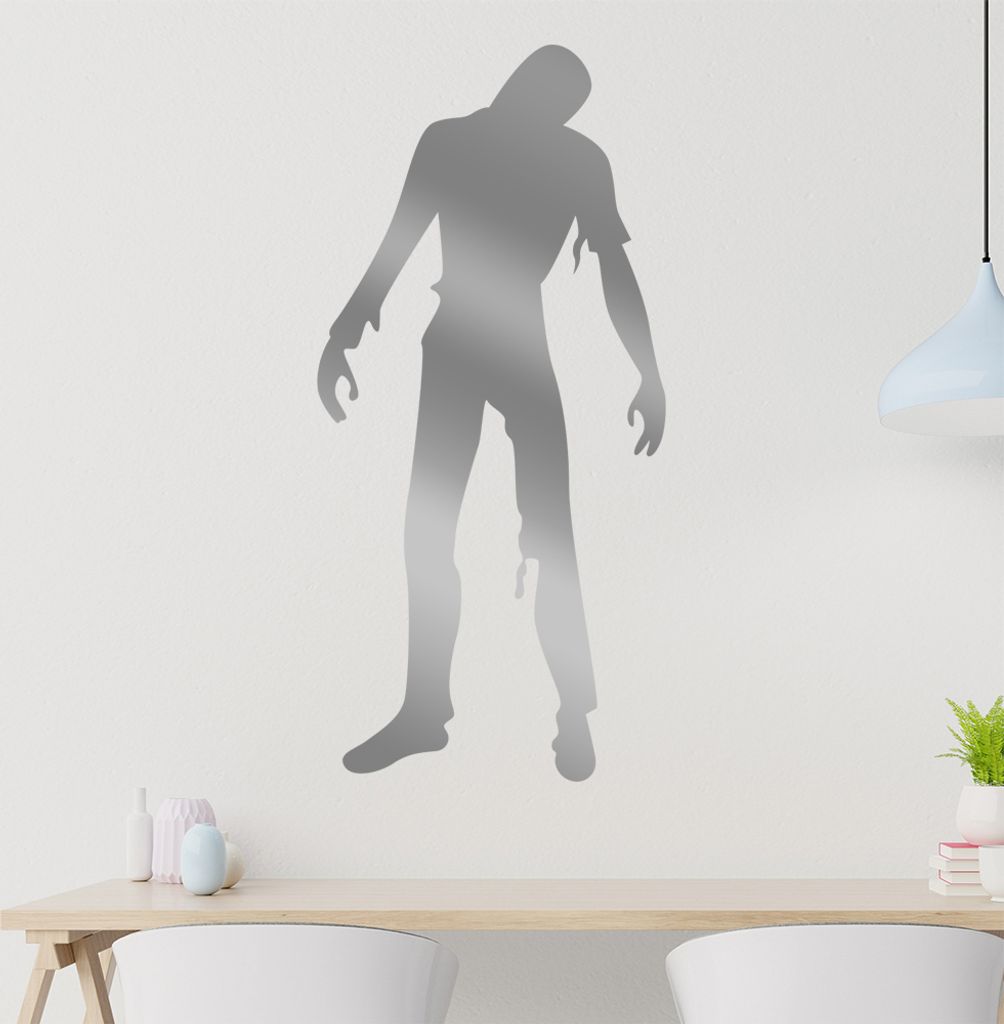 Zombie Wandtattoo in 6 Größen - Wandaufkleber Wall Sticker - Dekoration, Küche, Wohnzimmer, Schlafzimmer, Badezimmer