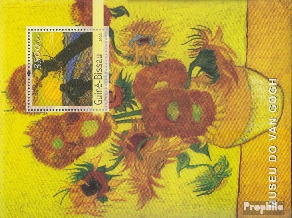 Briefmarken Guinea-Bissau 2003 Mi Block450 postfrisch Kunstwerke aus aller Welt