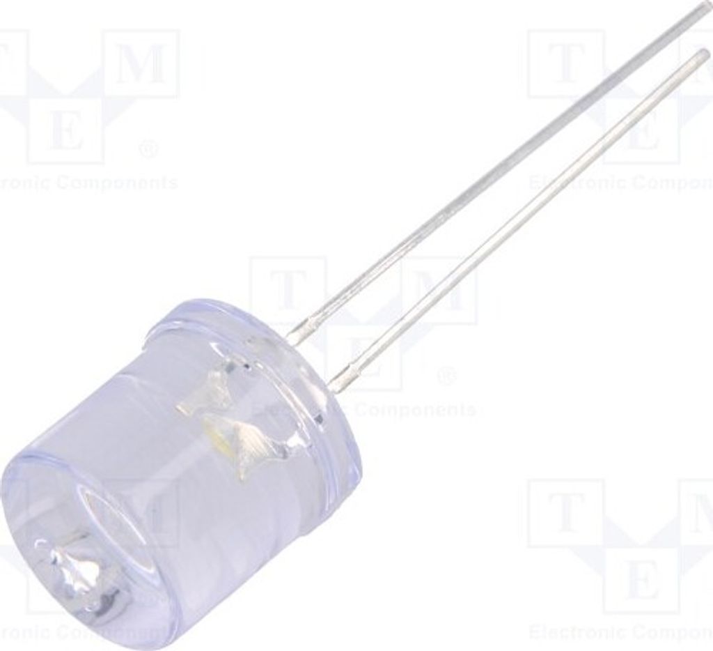 LED 10mm; warmweiß; 1560÷2180mcd; 100°; Front: flach OSM5DKA6A1A LED Dioden THT 10mm