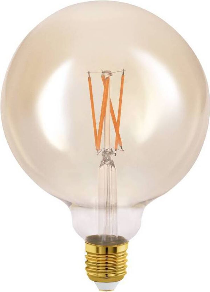 EGLO 12225 6W E27 2200K LED-Kugel, Sockel E27, 6 Watt, Warmweiß, 2200 K, dimmbar, 6kWh/1000h