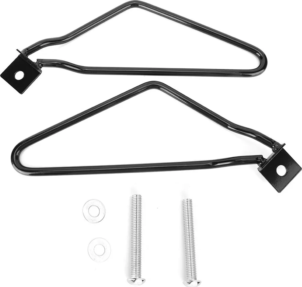 Support de montage de sacoches de selle noir pour moto japonaise série S