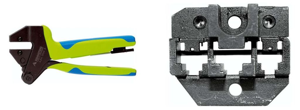 624 080 3 0 K1 Rennsteig Werkzeuge GmbH Crimpzange PEW12 für Westernstecker RJ9, RJ10, RJ11, RJ12, RJ45, ungeschirmt