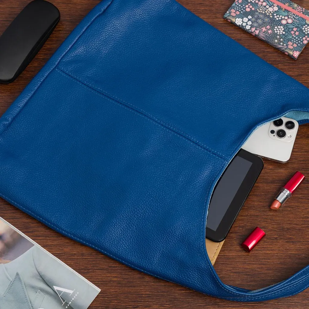 Borsa in Pelle Grande Shopper A4 - Un Pezzo di Cuore Italiano - 2