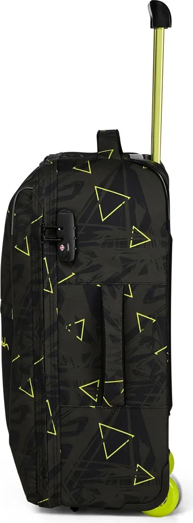 Trolley Satch Flow Geo Storm Vert Foncé - Bagage Cabine Ergonomique - 3