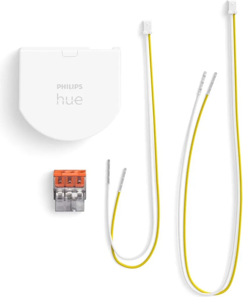 Micromodule pour interrupteur mural connecté Hue - Lot de 1 unité blanche