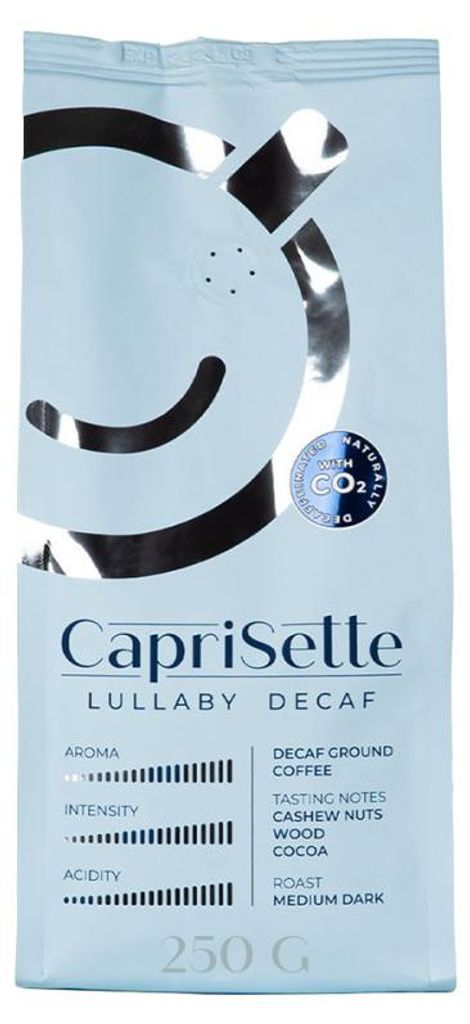 Koffeinfreier gemahlener Kaffee Caprisette Lullaby Decaf, Produktbild 