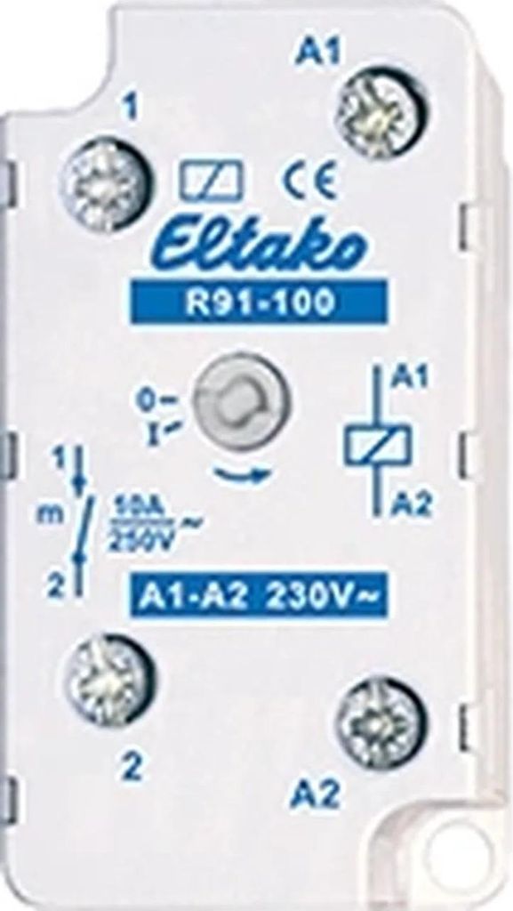ELTAKO Schaltrelais, 230V, 1 Schließer, 10A/250V AC, 1 Stk. Produktbild 