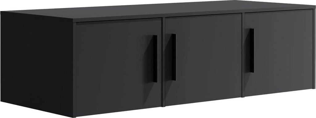 Modena Aufsatzschrank 150 cm – praktischer Schrankaufsatz mit 3 Türen, zusätzliche Stauraumlösung für Schlafzimmer, Flur und Ankleidezimmer (...