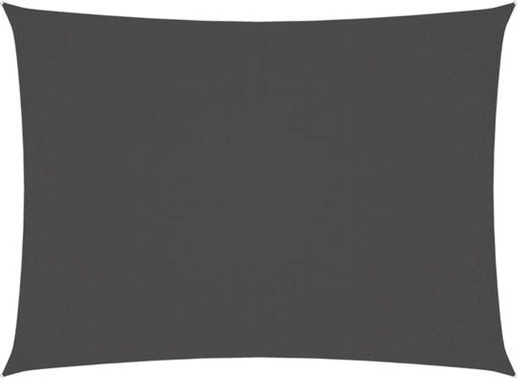 Schaduwdoek 2x3,5m Antraciet Oxford Stoffen mit PolyurethanBeschichtung UV-beständig & schimmelfrei Zonenschutz Rechteckige Schattenleiste mit Bez...