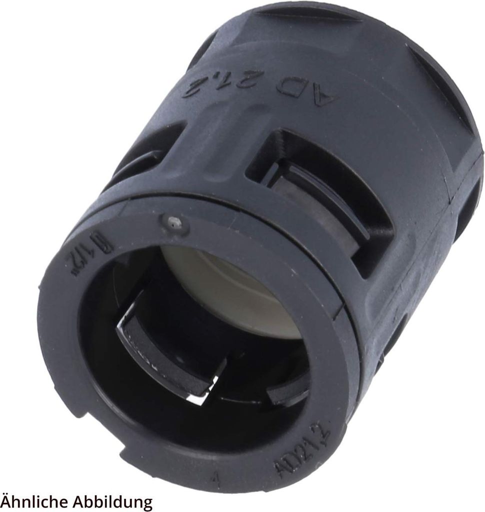 FLEXA RQGK-M Schnellverschraubung gerade Gewinde M40x1,5 für Schlauch-Außendurchmesser 34,5mm hochdichtend mit