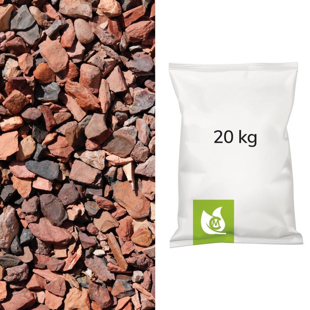 Roter Minen Splitt, 6/15mm, 20kg Produktbild 