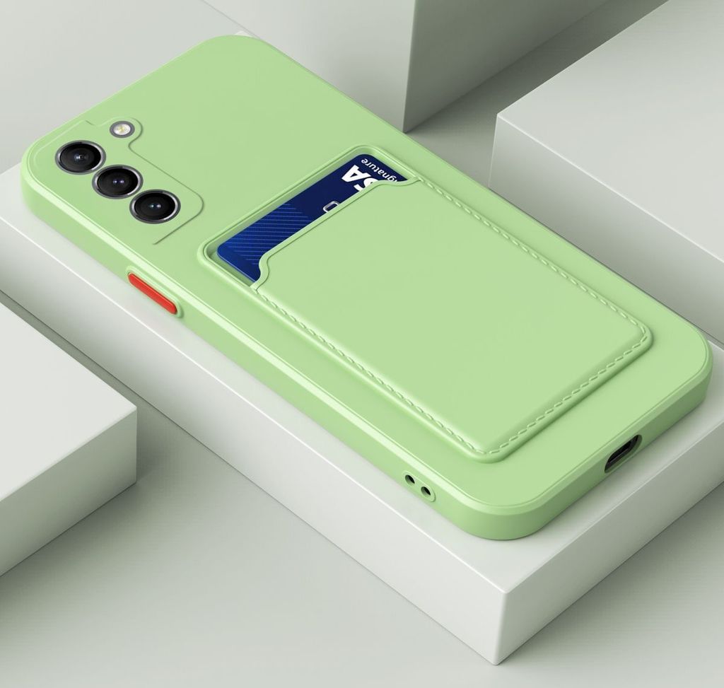 König Design Hülle kompatibel mit Samsung Galaxy S23 Kunststoff Soft Handyhülle - Handy Case Matcha Grün